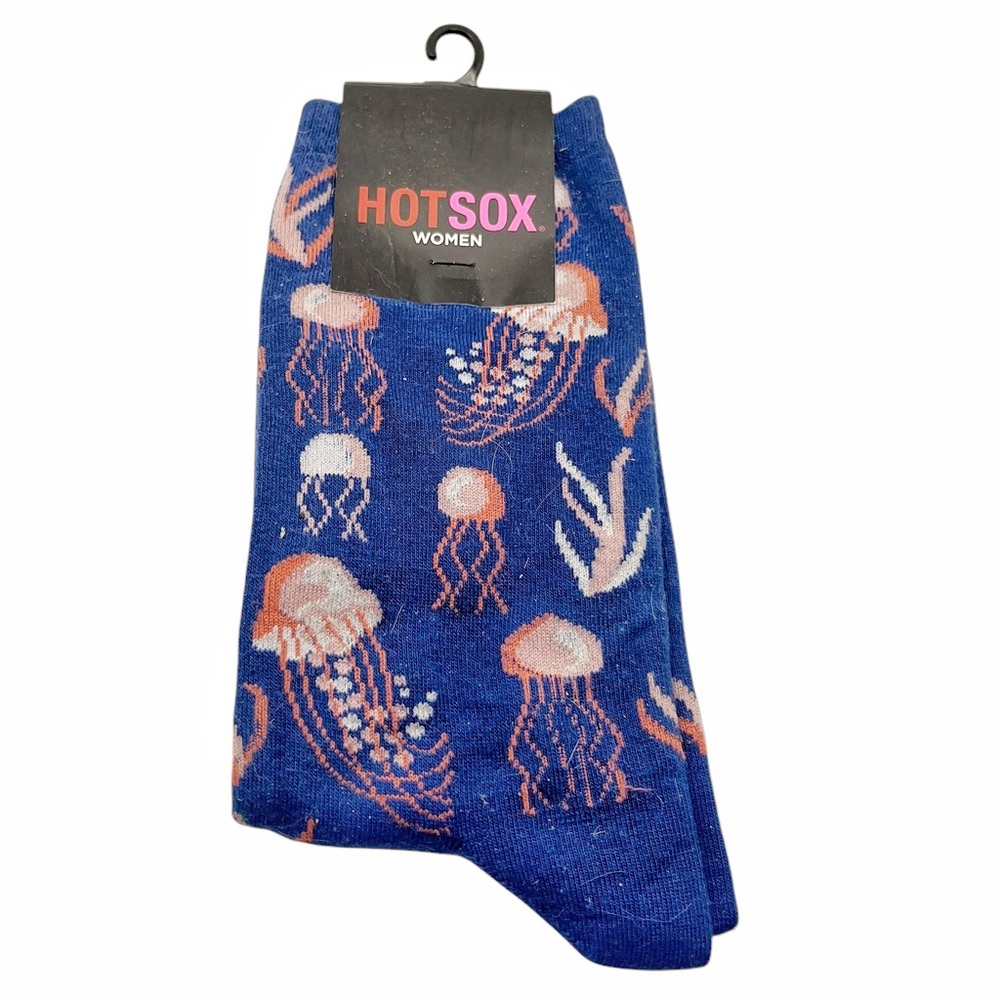 🆕 Hot Sox 🪼 Jellyfish Women’s Crew Socks